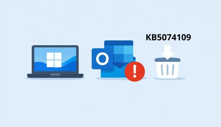 La mise a jour KB5074109 de Windows 11 fait planter Outlook comment la desinstaller 1