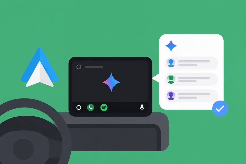 Android Auto intègre désormais Gemini