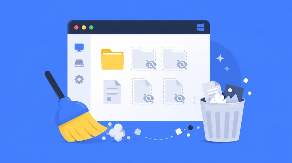 Nettoyer les fichiers indésirables cachés de Windows